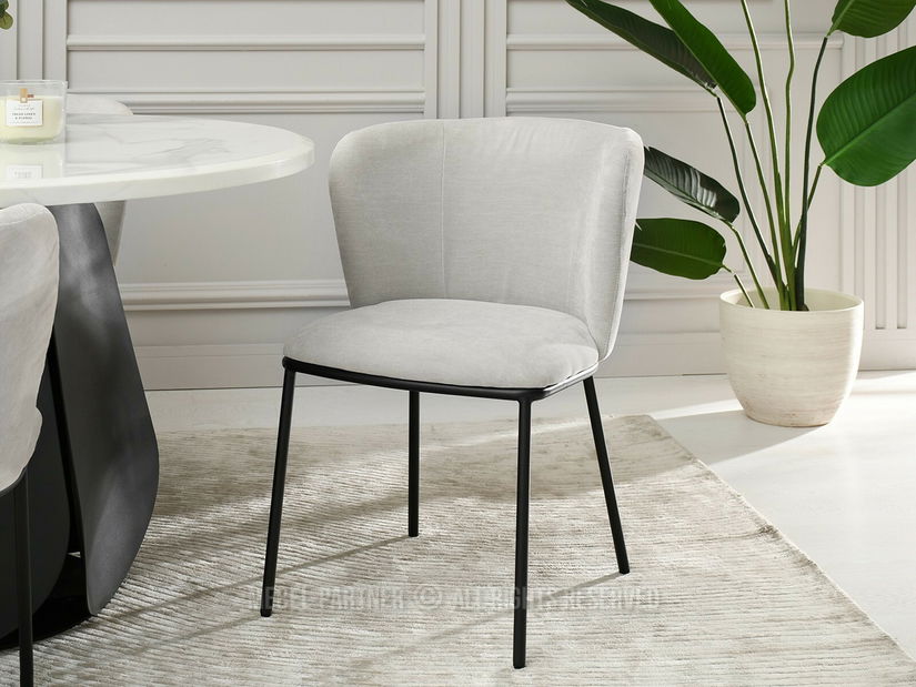 Jídelní židle Koalas (šedá + černá)