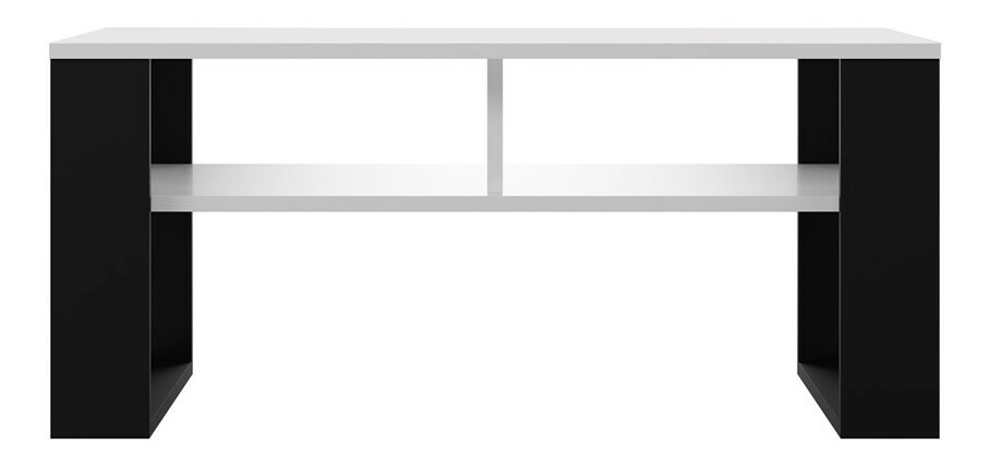 Konferenční stolek Maduro 3 (bílá + černá)