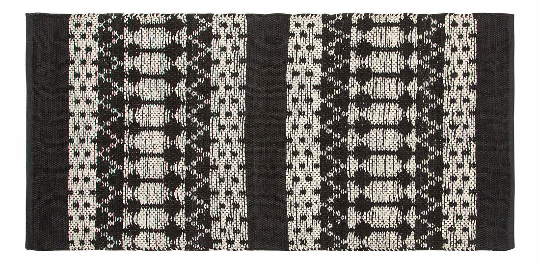 Koberec 80 cm Sakura (černá)