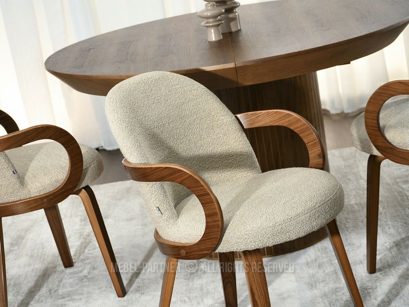 Jídelní židle Midieron (béžová)