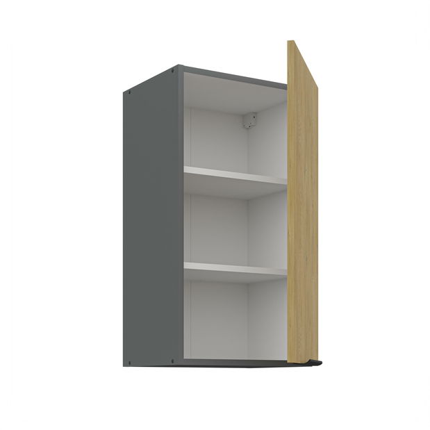 Horní kuchyňská skříňka Carminia 40 G-72 1F (dub cremona + antracit)