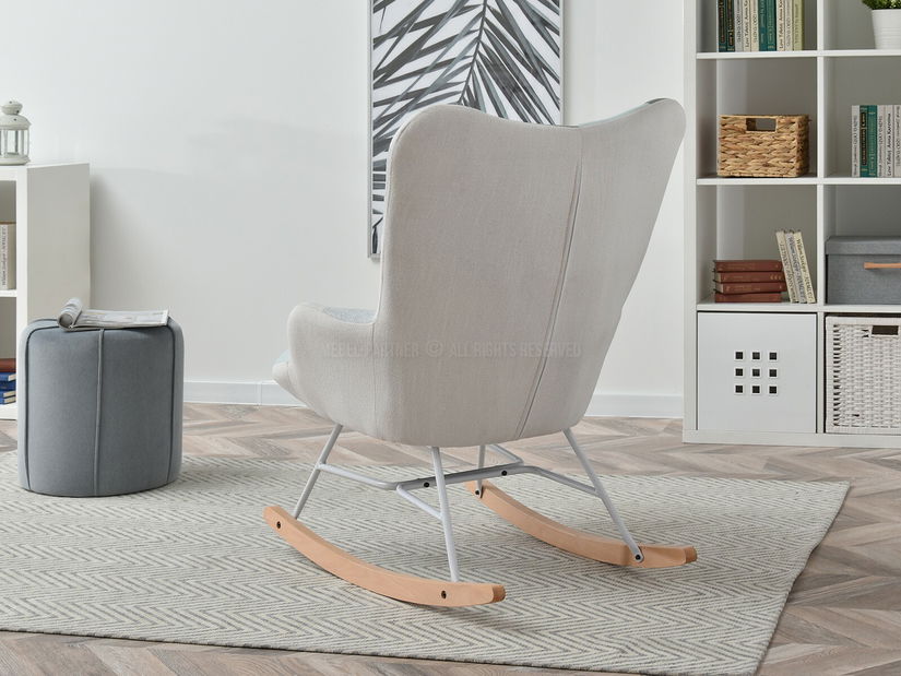 Křeslo Sibyla (patchwork + černá)