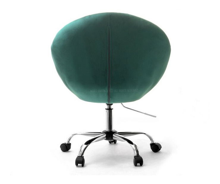 Křeslo Lush 4 (zelená + chromová)