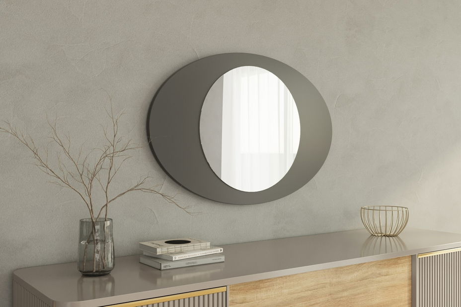 Zrcadlo Oblisimo (antracit)