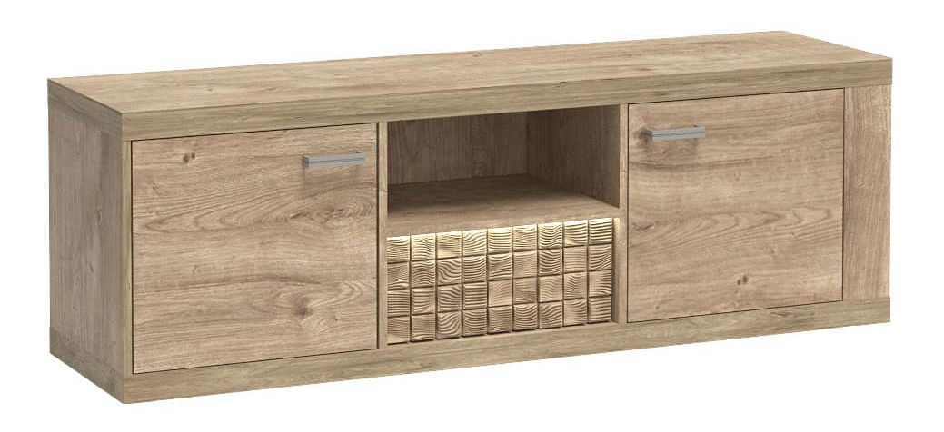 TV stolek/skříňka Nature 12 (s LED osvětlením) (dub ribbeck)