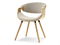 Jídelní židle Busque (béžová + dub)