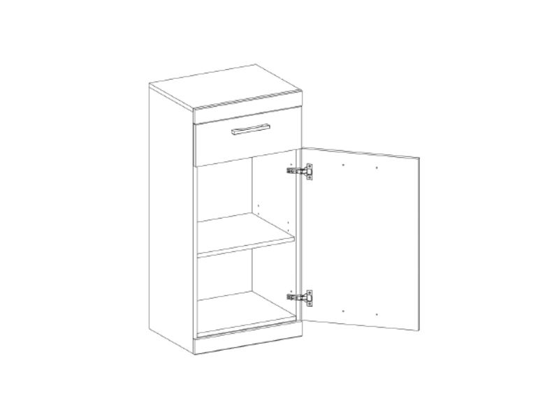 Komoda ORIT (dub san remo)