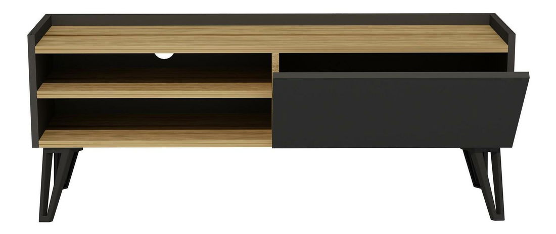 TV stolek/skříňka Mituni (dub + antracit)