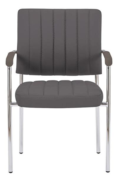 Konferenční židle Flos (taupe + chrom)