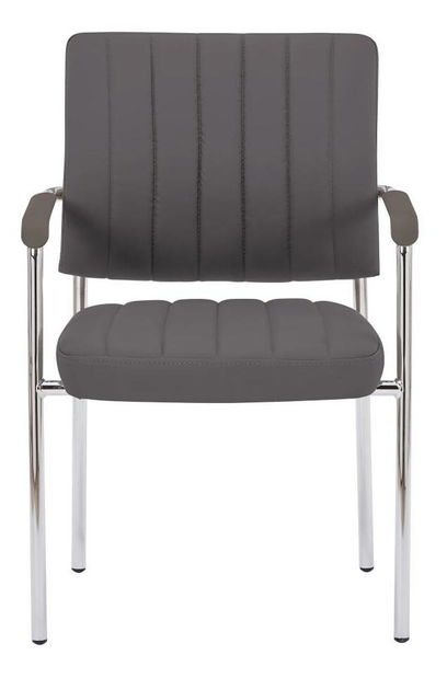 Konferenční židle Flos (taupe + chrom)