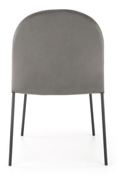 Jídelní židle Kemis (šedá + černá)