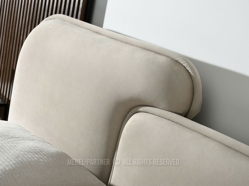 Manželská postel 160 cm Respondio 160 (béžová)