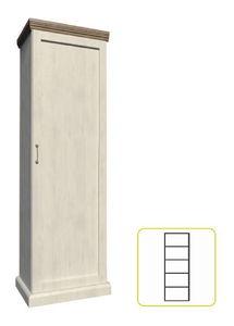 Policová skříň Regnar S1D