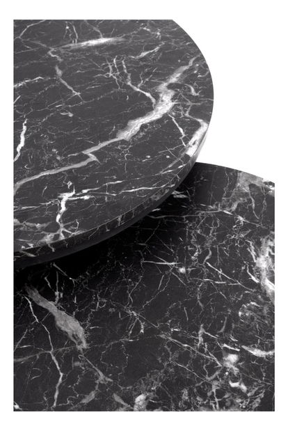 Set 2 ks. konferenčních stolků Jacarta (černá)