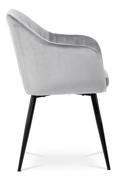 Jídelní židle Prevalecio (stříbrná)