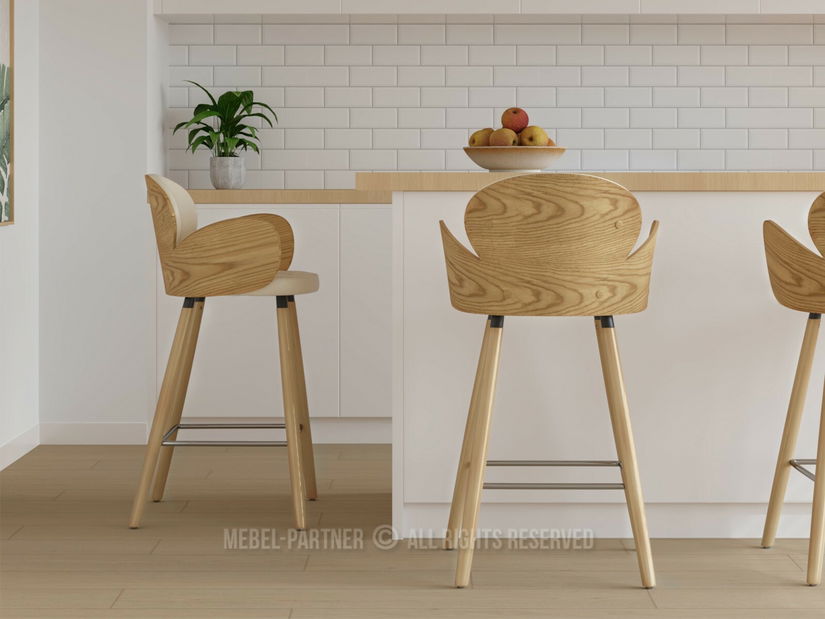 Barová židle Arianok (krémová)