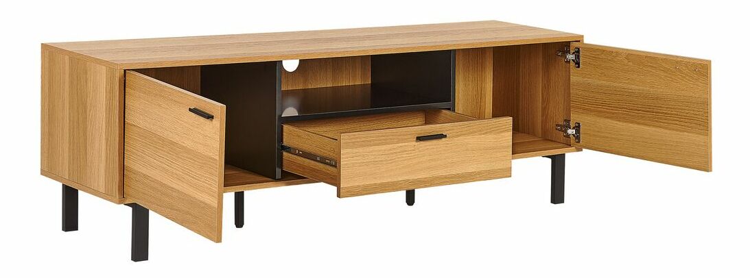 TV stolek/skříňka Camilla (světlé dřevo)