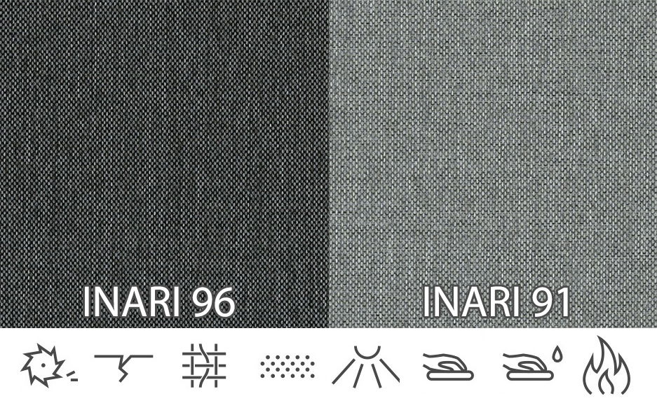 Rohová sedací souprava Vinita (tmavě šedá + bílá) (P)