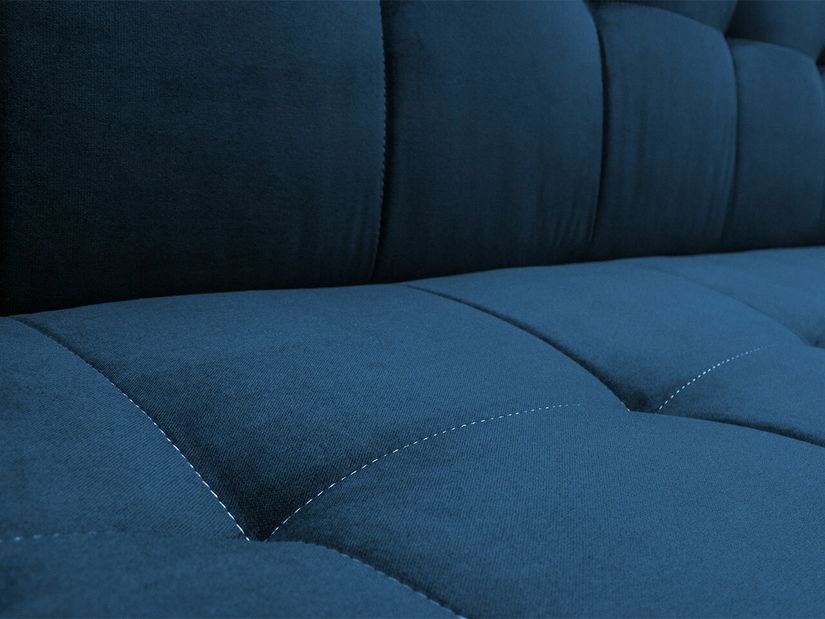 Rozkládací pohovka Solvetana (modrá) (s úl. prostorem)