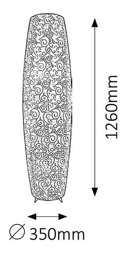 Dekorativní svítidlo Harmony Lux 4729 (bílá + šedá)