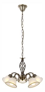 Lustry klasické Odin 60208-5 (stará mosaz + satinovaná)