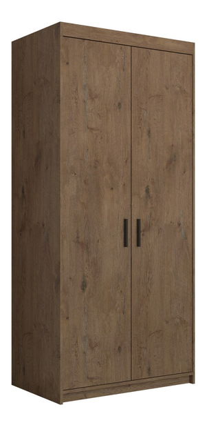 Šatní skříň Milica 2D (dub lefkas)