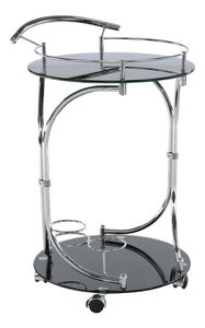 Servírovací stolek Vřesa 83871 2BKG (černá)