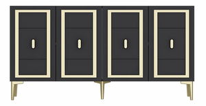 Skříňka Wendy (bílá + stříbrná)