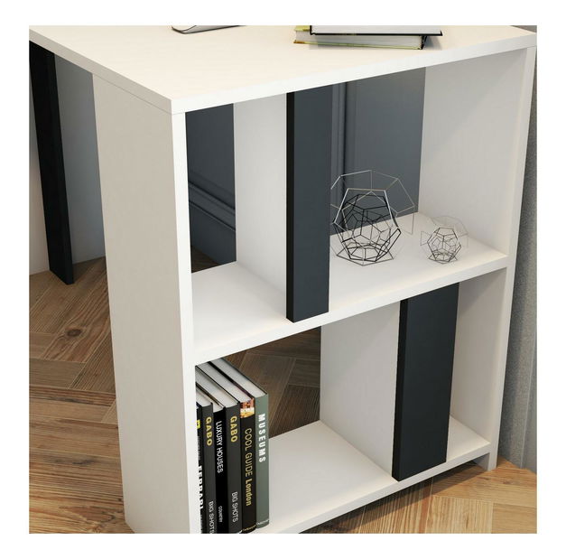 PC stolek Limba (bílá + antracit)