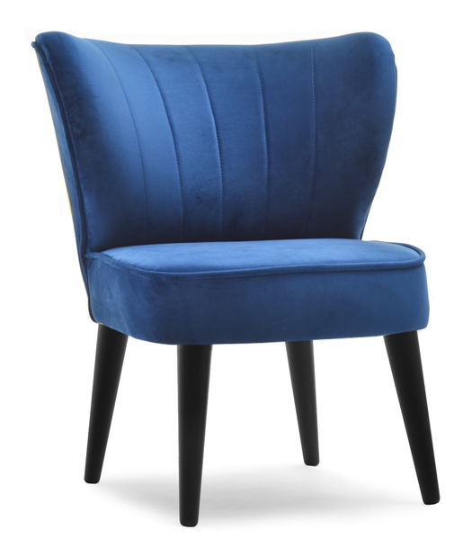 Relaxační křeslo Arginteno (tmavě modrá + černá)