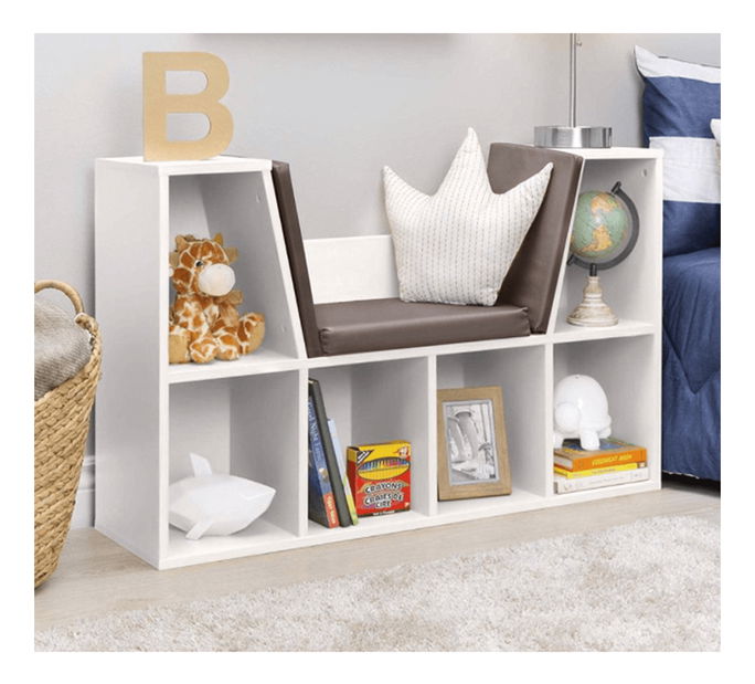 Skříňka Felicia (bílá + hnědá)