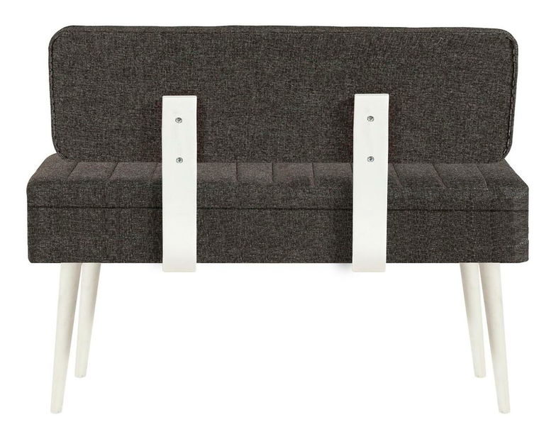 Lavice Vlasta 1 (bílá + antracit) (s úl. prostorem)