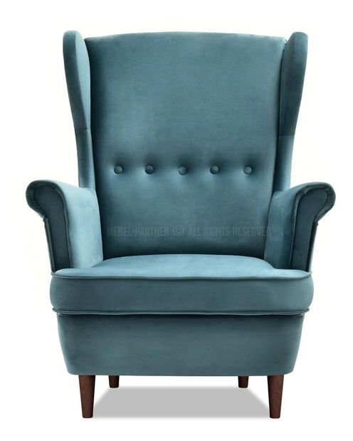 Křeslo ušák Margis (bílá)