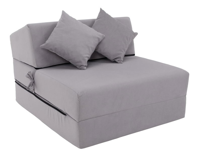 Rozkládací křeslo Plantearan (světle šedá)