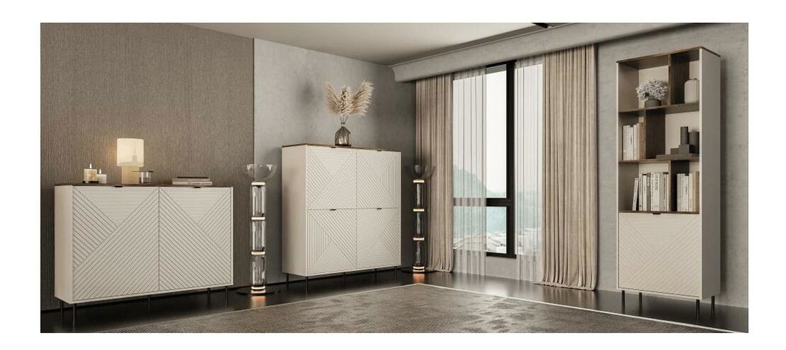 Regál Explicaba (kašmír + dub castello)