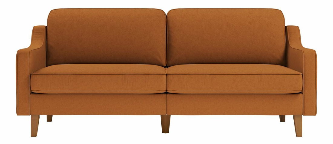 Pohovka trojsedačka Dělají 3 (smetanová + ořech)