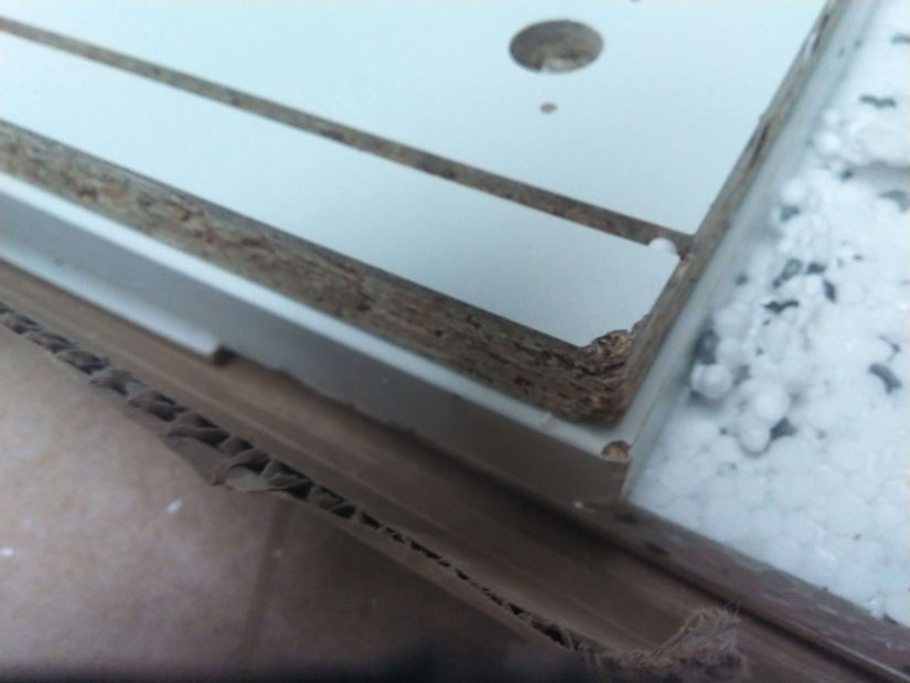 Obývací stěna James (bílá + dub zlatý) *bazar