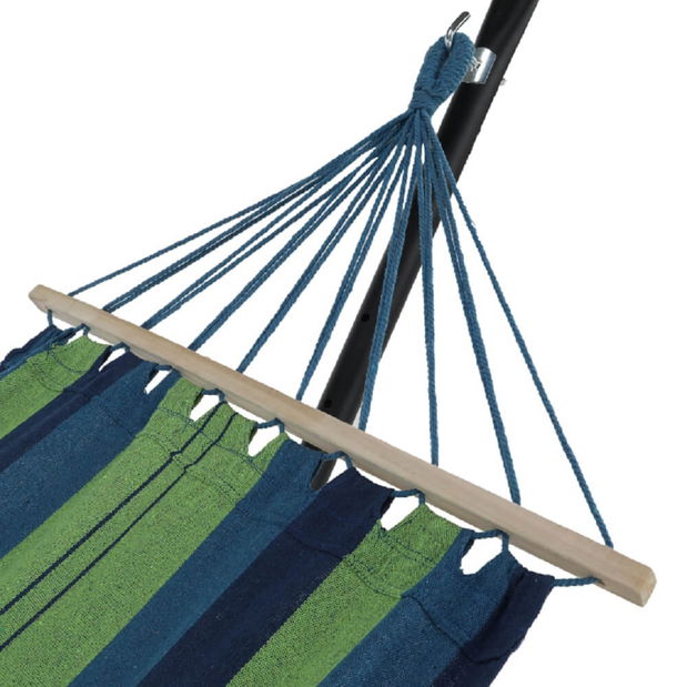 Houpací síť Evania (zelená + modrá)