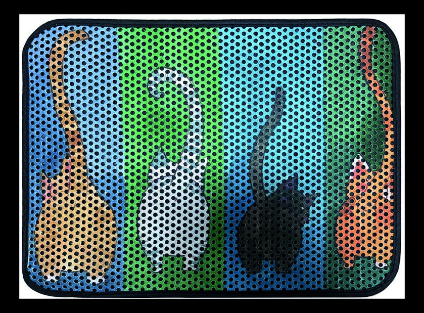 Podložka pod misky Yuma (Černá)