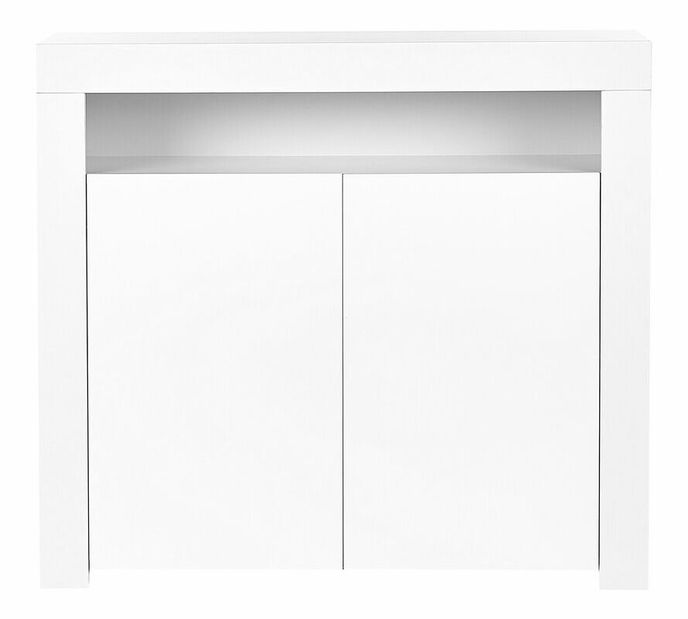 Skříňka Cosette (bílá) (s LED osvětlením)