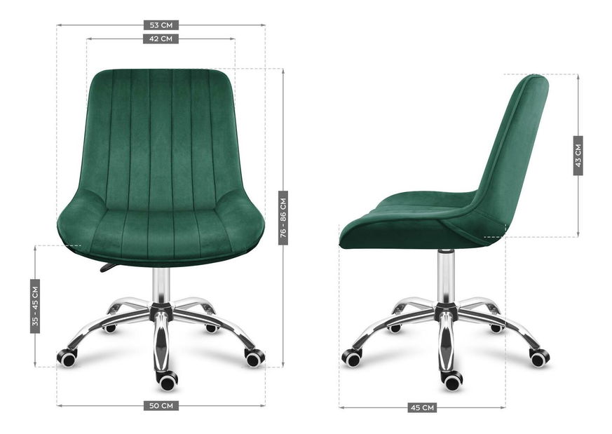 Kancelářská židle Forte 3.5 (tmavě zelená)