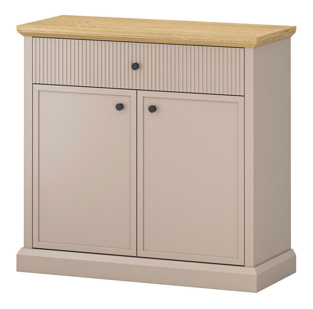 Komoda Indices 2 (taupe + dub kamenný)