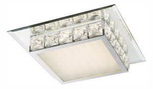 Stropní/nástěnné svítidlo LED Margo 49355-18 (chrom + opál)