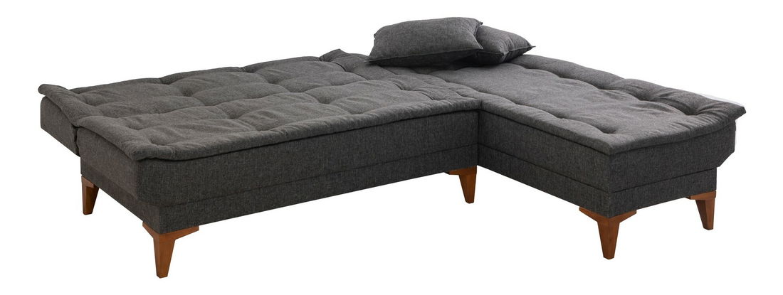 Rohová sedačka Santic (antracit)