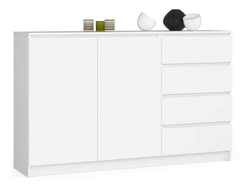 Komoda Kurtinaitis 2D 4SZ (bílá)