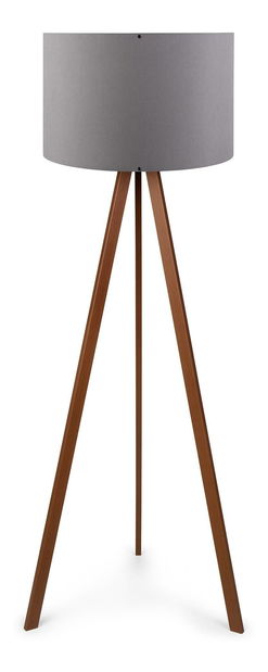 Stojanová lampa Comporollo 1 (šedá + hnědá)