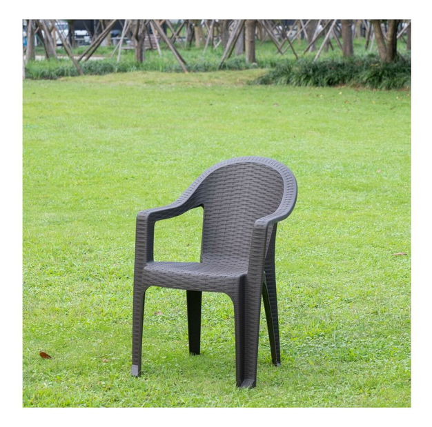 Zahradní židle Zanjar (hnědá)