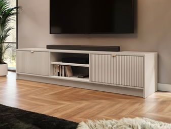 TV skříňka/stolek Rozoma 2K (písková béžová)