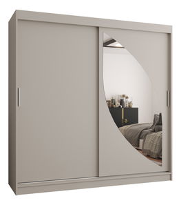 Šatní skříň 200 cm Milain (kašmír)