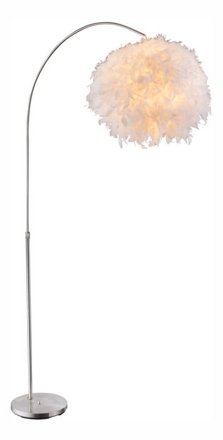 Stojanové svítidlo Katunga 15057S (moderní/designové) (nikl + bílá)